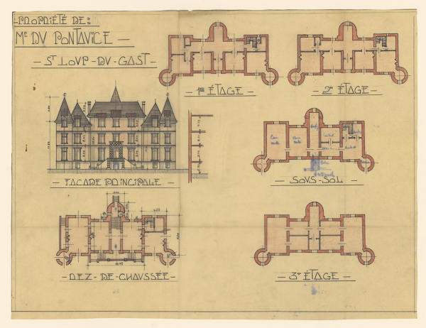 Demeure dite château (vestiges), Malortie