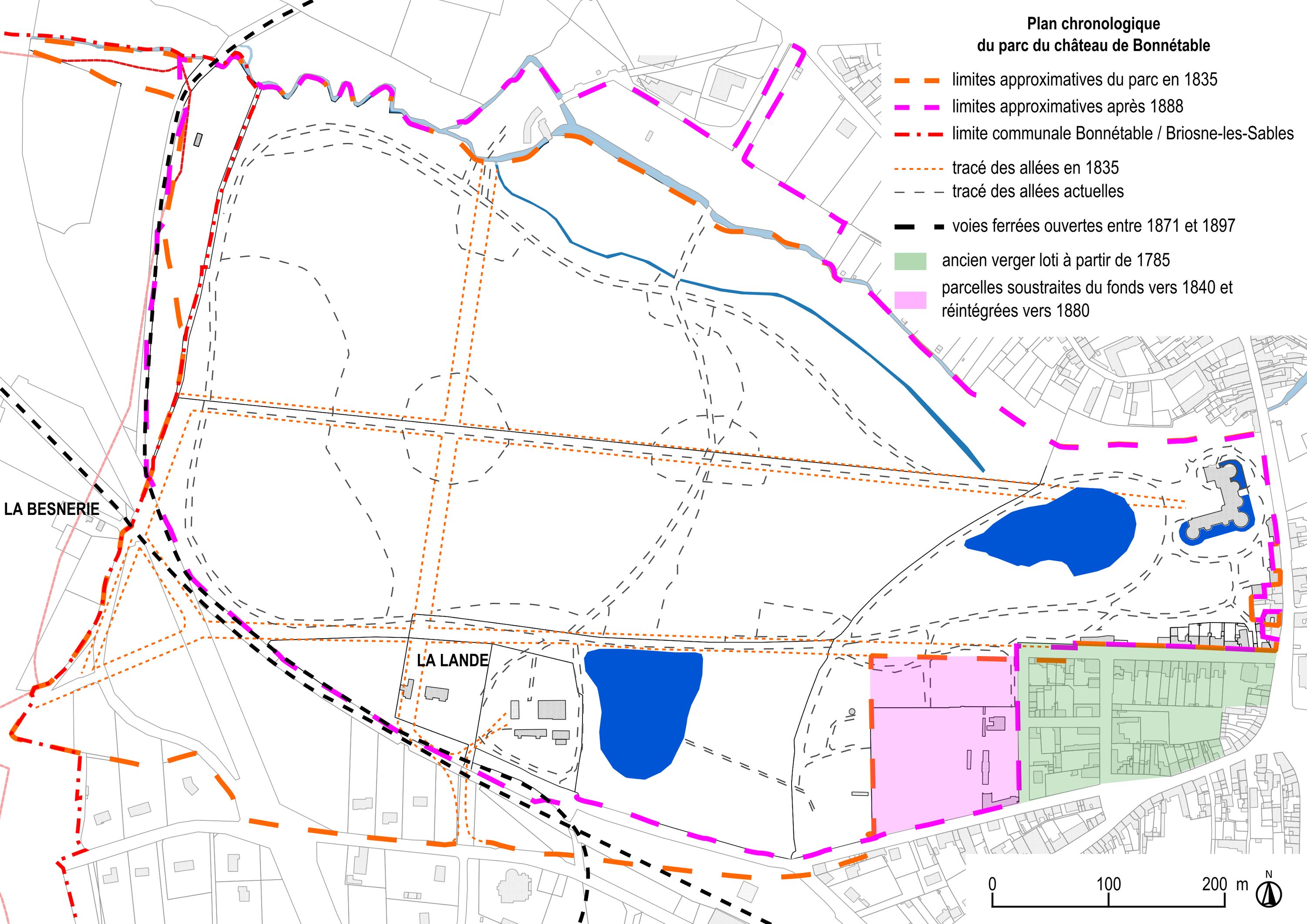 Le parc du château de Bonnétable