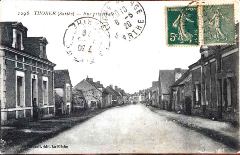 Thorée-les-Pins : présentation de la commune et du bourg