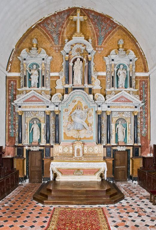 Retable du maître-autel - Église paroissiale Notre-Dame-de-l'Assomption, La Rouaudière