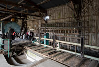 Scierie et atelier de fabrication de charpente et couverture, rue des Anfrières