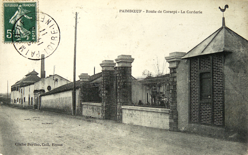 Corderie (détruite),  4 à 10 rue des Cordiers, Paimbœuf