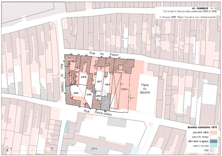 Îlot 10, 27 à 39 rue du Faisan ; place du Marché ; 68 à 74 rue Pierre-Jubau ; rue de l' Hôpital