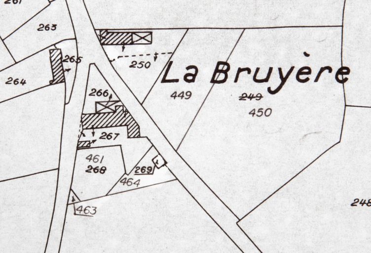Ferme, puis écart - la Bruyère, Saint-Léger