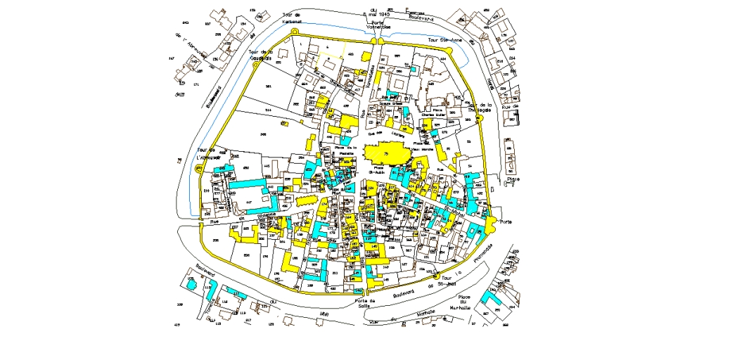 Évolution urbaine et historique de Guérande