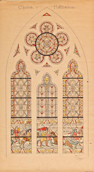 Les verrières du peintre-verrier lavallois Auguste Alleaume