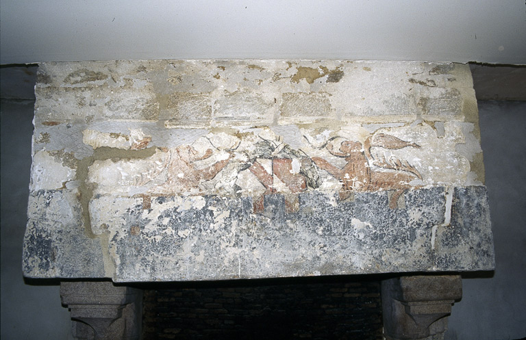 Peinture sur cheminée