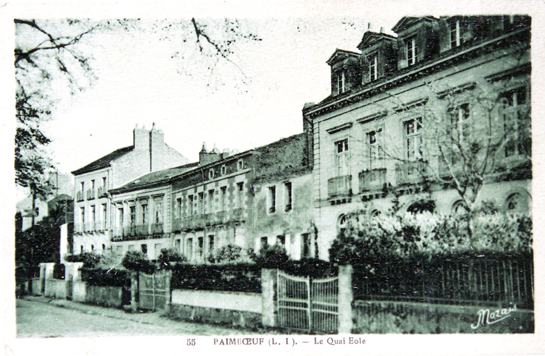 Le quai Eole du n° 23 au n° 28 (1ère moitié XXe siècle).