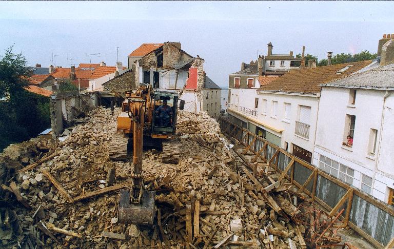 Immeubles à logements, hôtel de voyageurs, maisons (détruits), 4 à 10 rue Pasteur, Paimbœuf