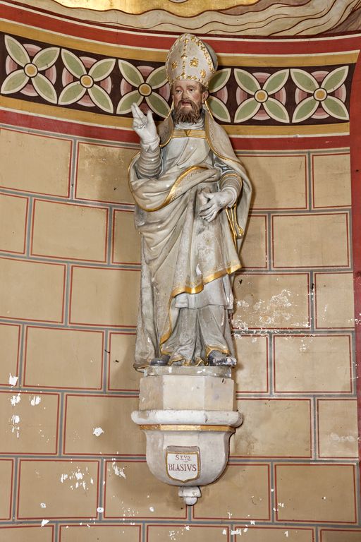 Statue : saint Blaise