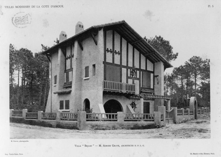 Maison dite villa balnéaire Bejami puis Abjamico, 1 avenue de Carnac
