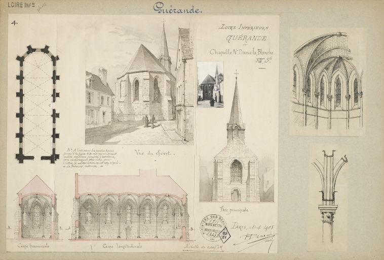 Chapelle, église Notre-Dame-la-Banche, place Notre-Dame-la-Blanche