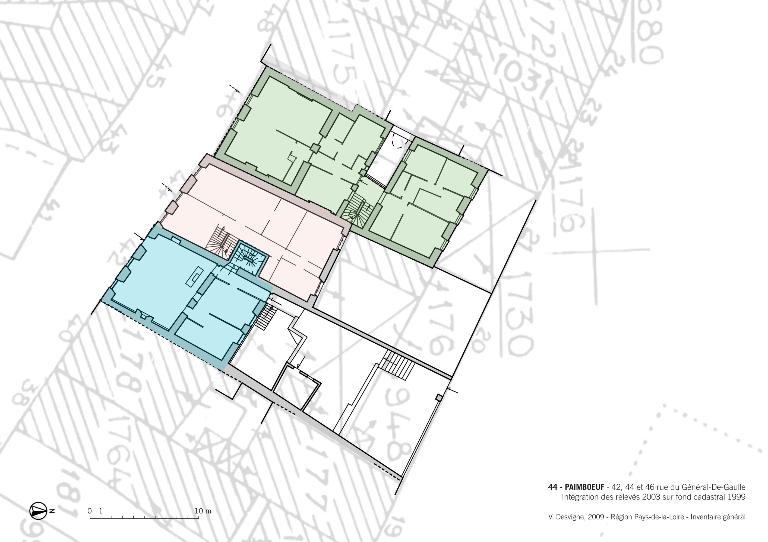 Les maisons et immeubles de la commune de Paimbœuf