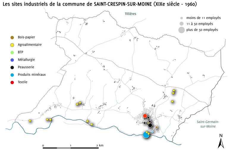 Présentation du patrimoine industriel de la commune de Saint-Crespin-sur-Moine