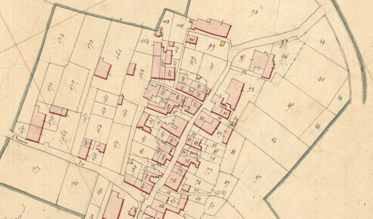 Ferme, actuellement maisons ; la Chaignée, 2 et 4 rue des Diligences