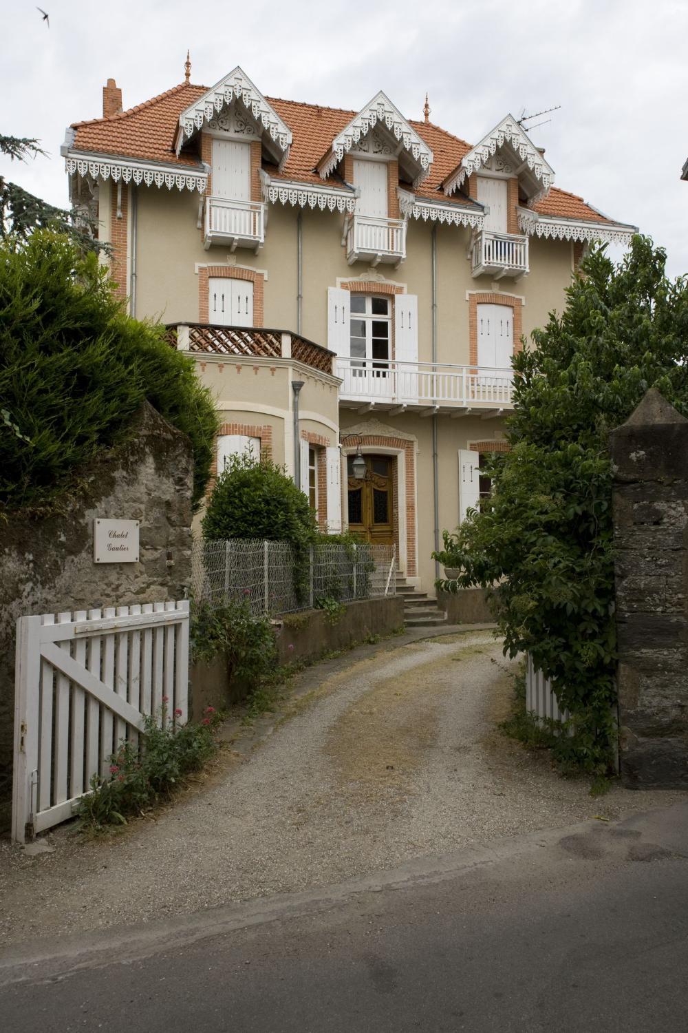 Maison de villégiature balnéaire dite Chalet Gautier, 1 rue de la Brandelle