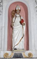 Statue : saint Rémi - Église paroissiale Saint-Léger, Saint-Léger