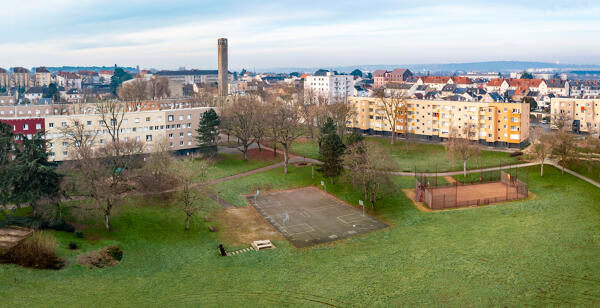 Vue du quartier du Ronceray.