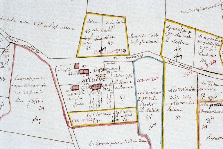 Écart, puis ferme, actuellement maison - la Cache, Saulges