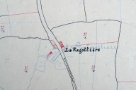 Lieu-dit disparu de la Ragottière. Extrait du plan cadastral de 1937, section E1.