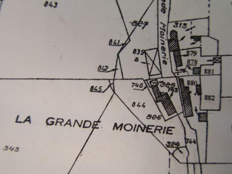 Château de la Moinerie (disparu) et chapelle Sainte-Catherine (vestiges), la Grande Moinerie