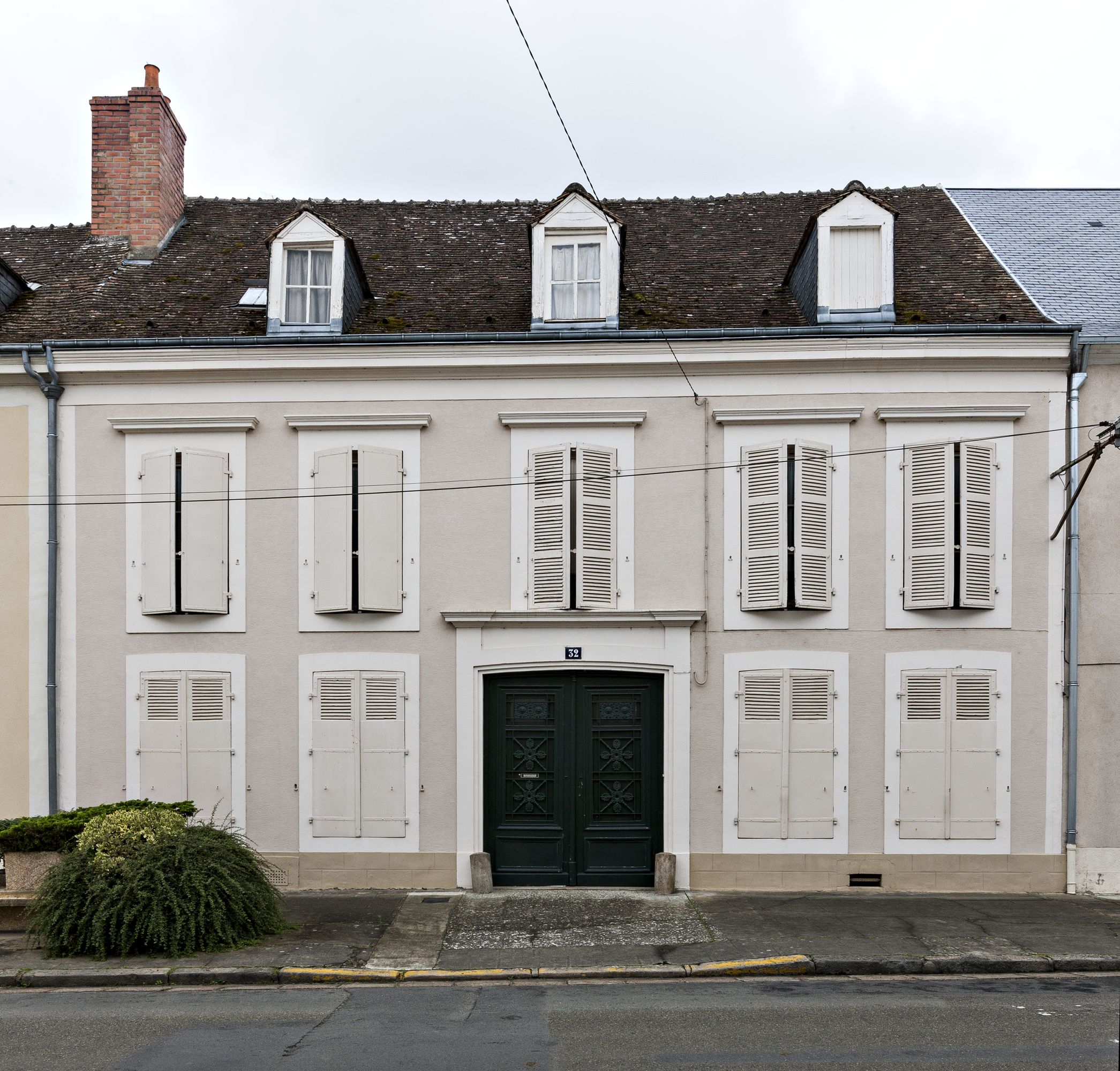 Le quartier de la place d'Armes et de la rue Saint-Nicolas, site de l'ancien château-fort de Bonnétable.