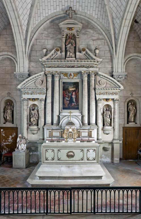 Retable du maître-autel, autel et tabernacle