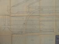 Plan du projet de siphon reliant la Vendée au Contrebot, par l'entreprise Trucheret-Tansini, 18 août 1959.