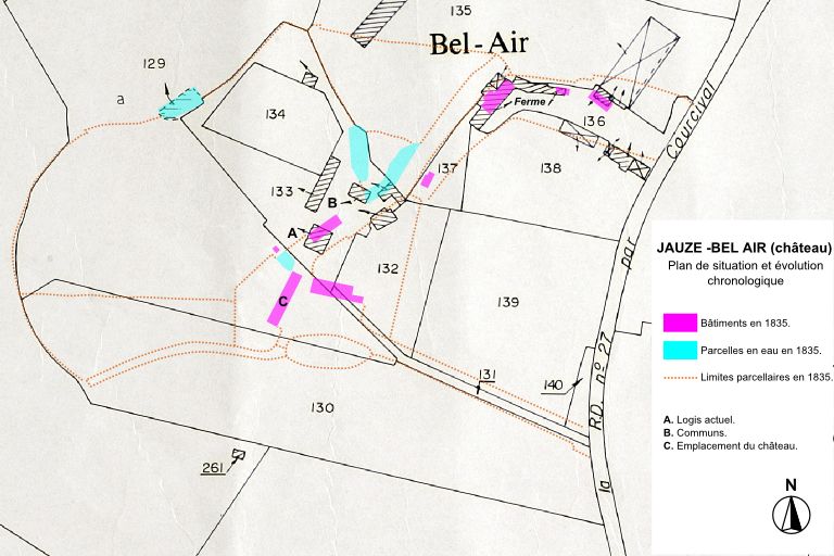 Château de Bel-Air (détruit), actuellement maison