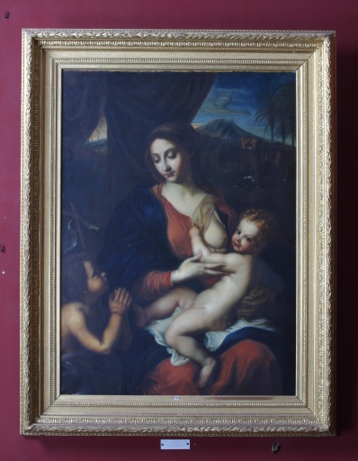 Tableau : Vierge à l'Enfant avec saint Jean-Baptiste - Collection Robert-Glétron