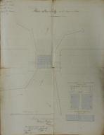 Plan de l'aqueduc du Gouffre avec radier en fonte, projet par Decharme, 6 septembre 1834.