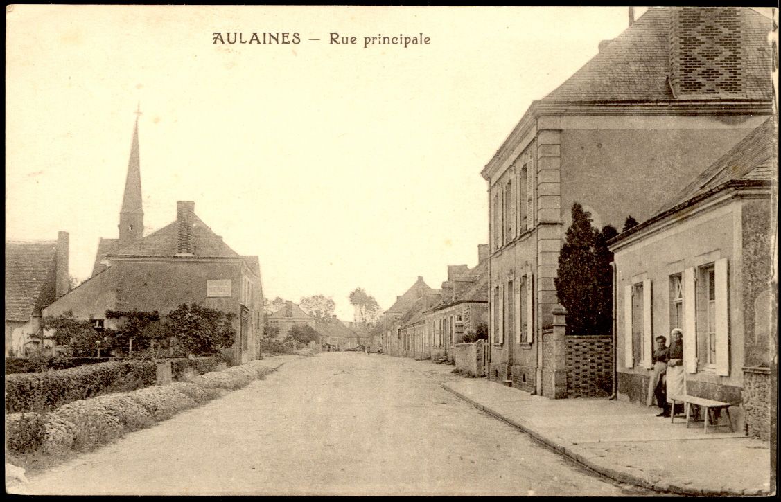 Le village d'Aulaines à Bonnétable.