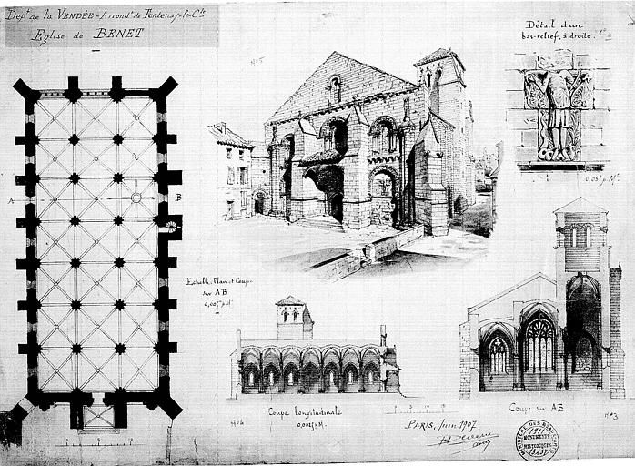 Eglise paroissiale Sainte-Eulalie de Benet