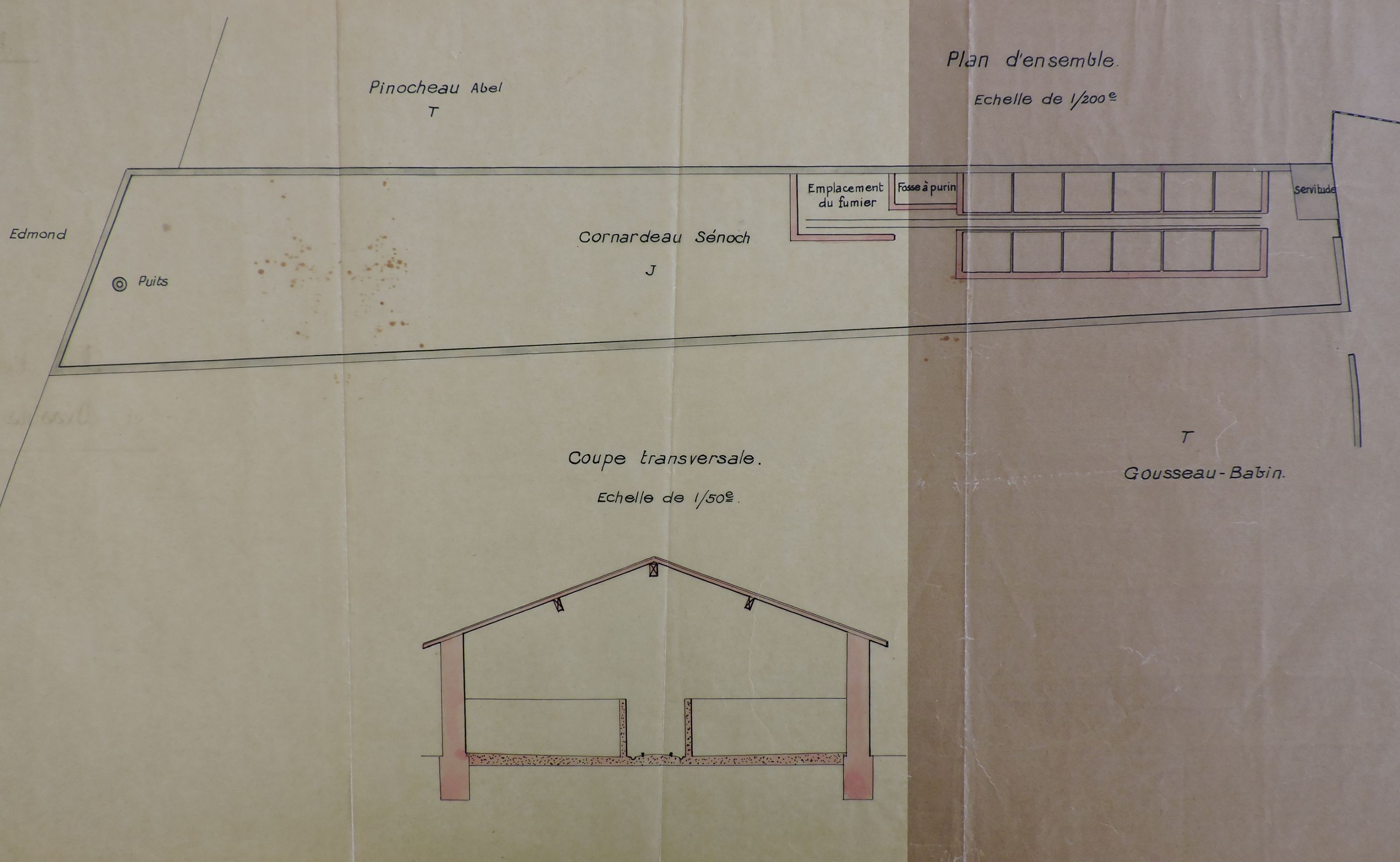 Porcherie industrielle (vestiges) ; rue de la Fraignaie