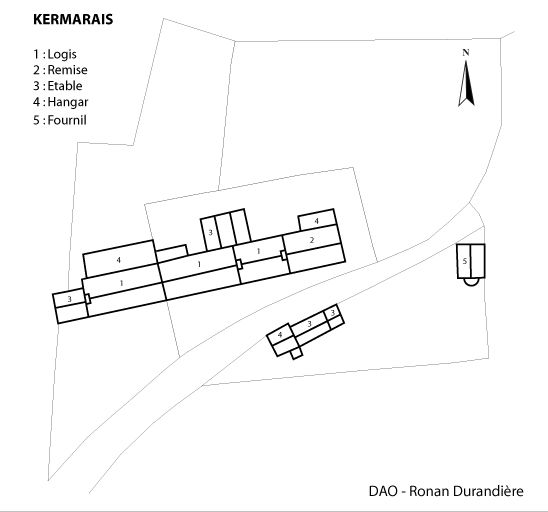 Rangée de maisons, Kermarais, 4e ensemble