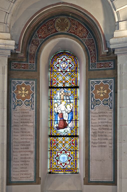 Monument aux morts, église paroissiale Notre-Dame-des-Victoires d'Angers