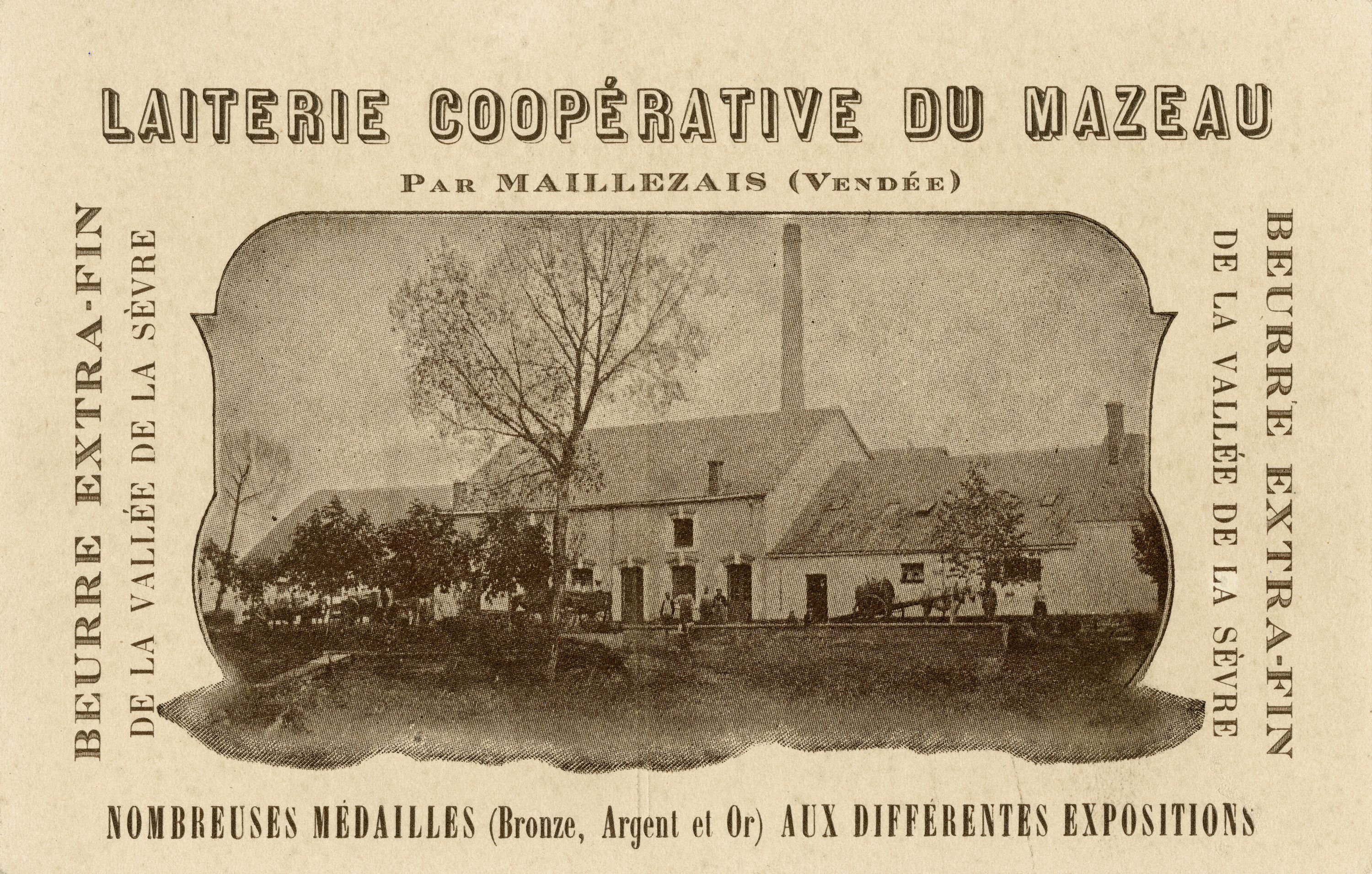 Laiterie industrielle coopérative du Mazeau ; 67 et 68 chemin de l'Ancienne laiterie