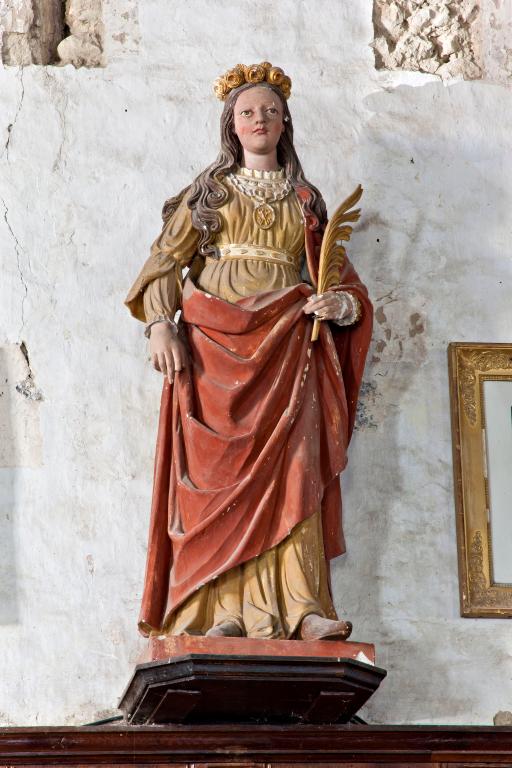 Statue : Sainte Pétronille (?)