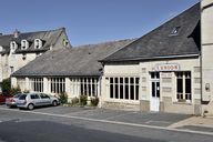 Halle, puis cour et préau, actuellement boulodrome de la société "L'Union", 15 place des Diligences, Montsoreau