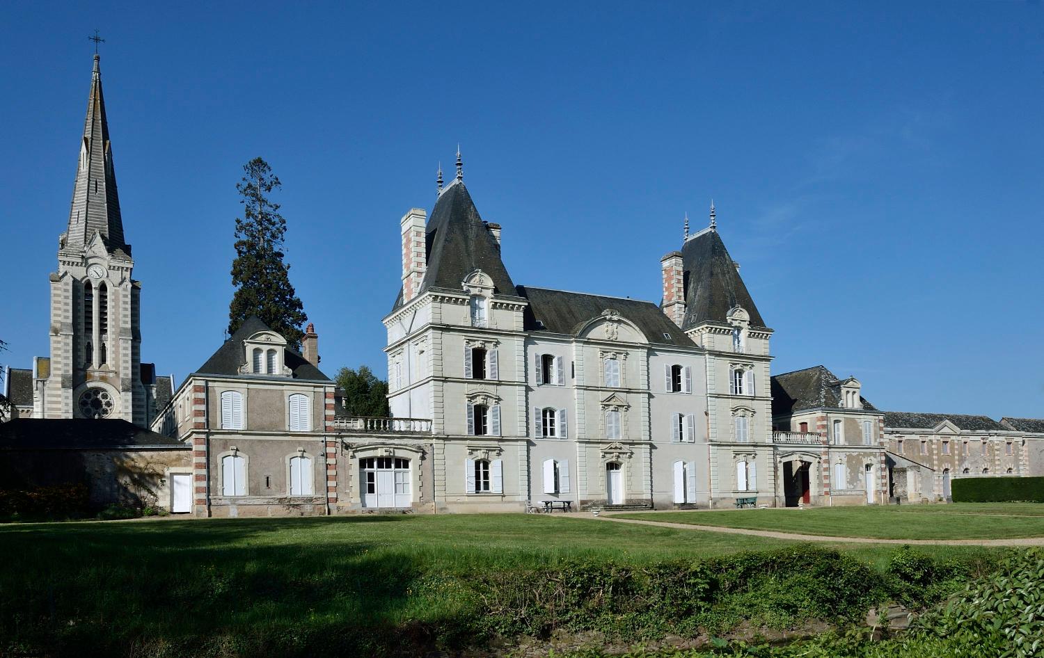 Le château d'Epiré à Savennière.