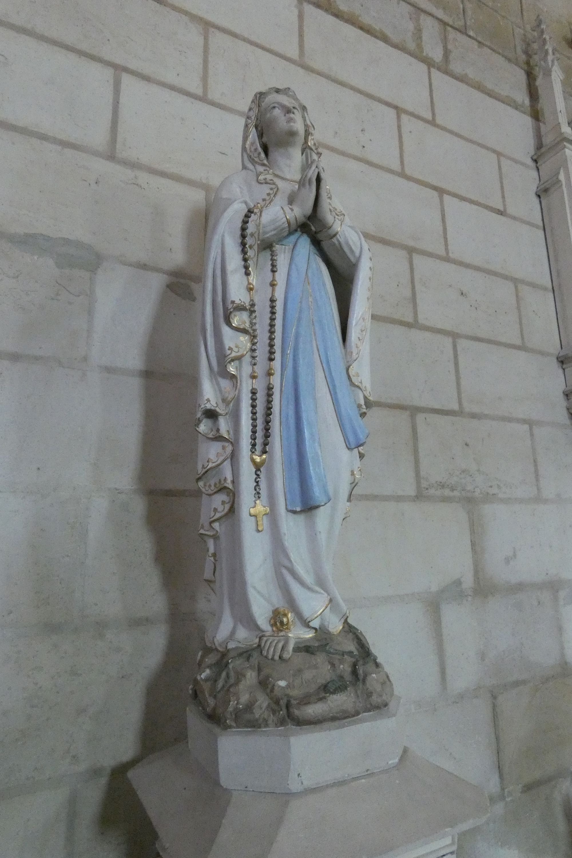 Statues et leurs socles (2) : Immaculée Conception et Jeanne d'Arc