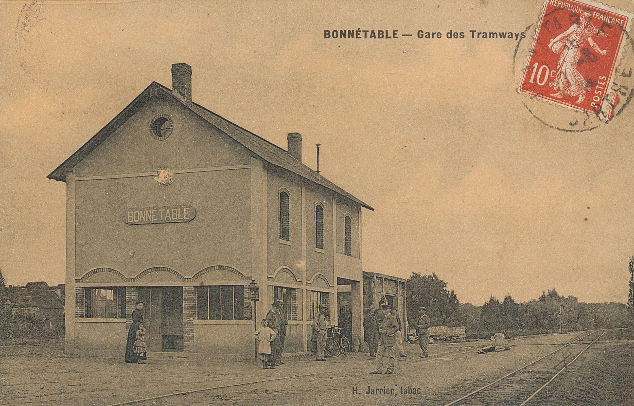 Station de la ligne des tramways de la Sarthe du Mans à Mamers puis lotissement concerté, 12-14 rue de Horncastle et 2-22 Rue Léo Delibes.