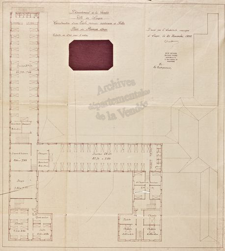 École primaire supérieure de jeunes filles, actuellement collège Emile-Beaussire, 2 rue Emile-Beaussire