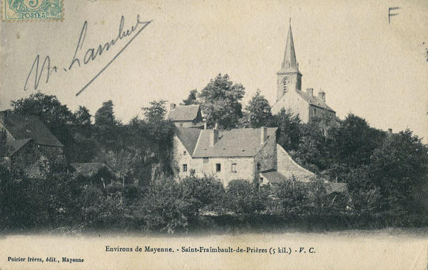 Bourg de Saint-Fraimbault-de-Prières