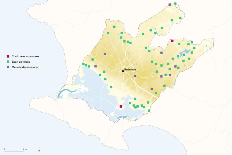 Écarts et villages de Guérande