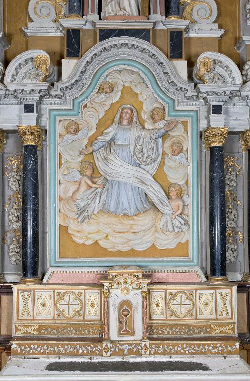 Haut-relief : Assomption - Église Notre-Dame-de-l'Assomption, La Rouaudière