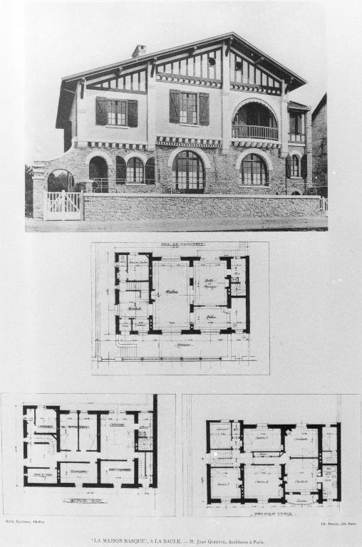 Maison dite villa balnéaire La Maison Basque, 15 boulevard du Docteur-René-Dubois