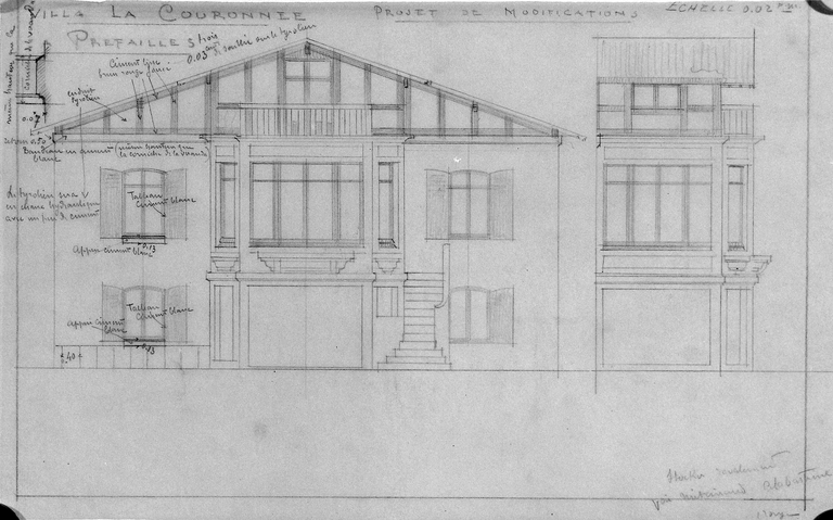 Maison de villégiature balnéaire dite la Couronnée,15 corniche du Pilier