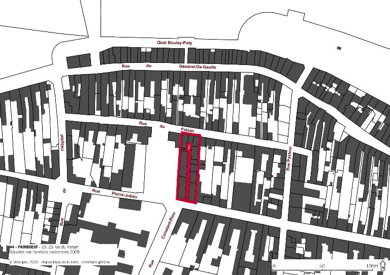 Maisons, 19, 21 rue du Faisan ; 62, 64 rue Pierre-Jubau, Paimbœuf