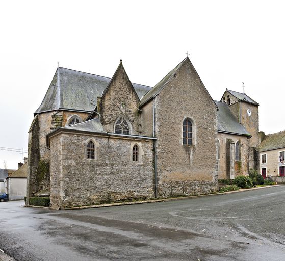 Église paroissiale Saint-Fraimbault-et-Saint-Antoine - place Ernest-Langlais, Epineu-le-Chevreuil